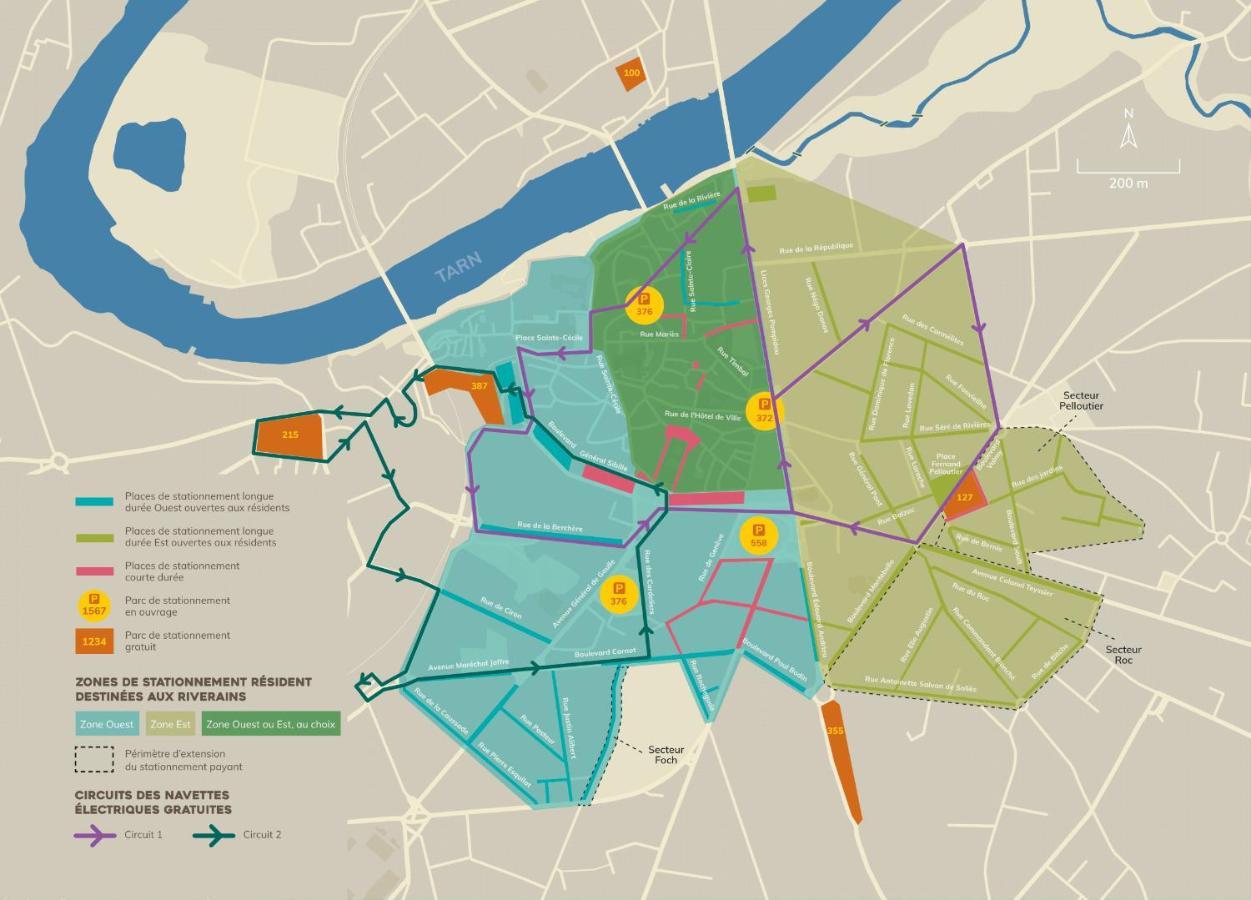 - L'Intemporel - Parking - Centre - Wifi Albi Zewnętrze zdjęcie